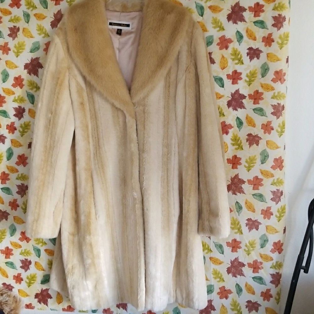 Faux fur coat